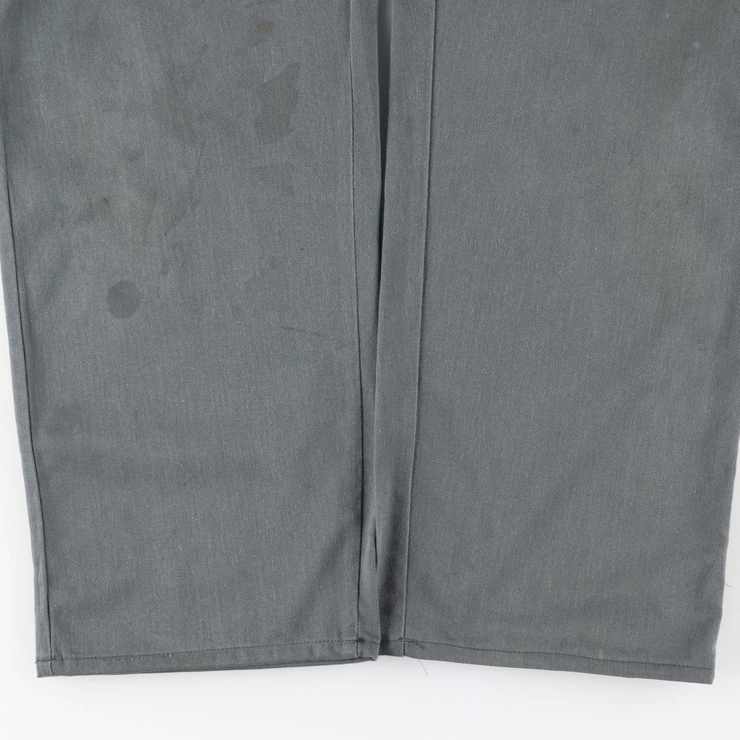 Vintage 1970'S Lee Union Alls long-sleeved jumpsuit, made in the USA, size L, men's unclear green type Vintage Second Hand