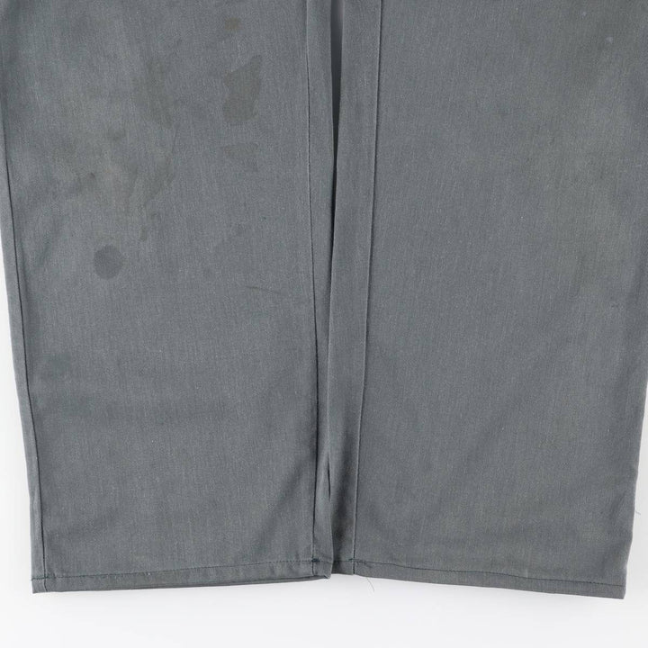 Vintage 1970'S Lee Union Alls long-sleeved jumpsuit, made in the USA, size L, men's unclear green type Vintage Second Hand