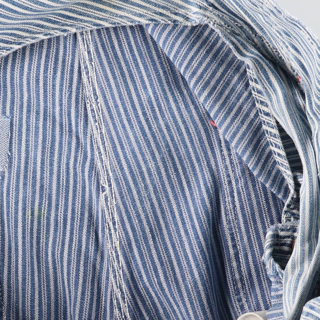 Vintage Penney's Big Mac Hickory Stripe Overalls, Men's Size 37 (Size 37) unclear white type Vintage Second Hand