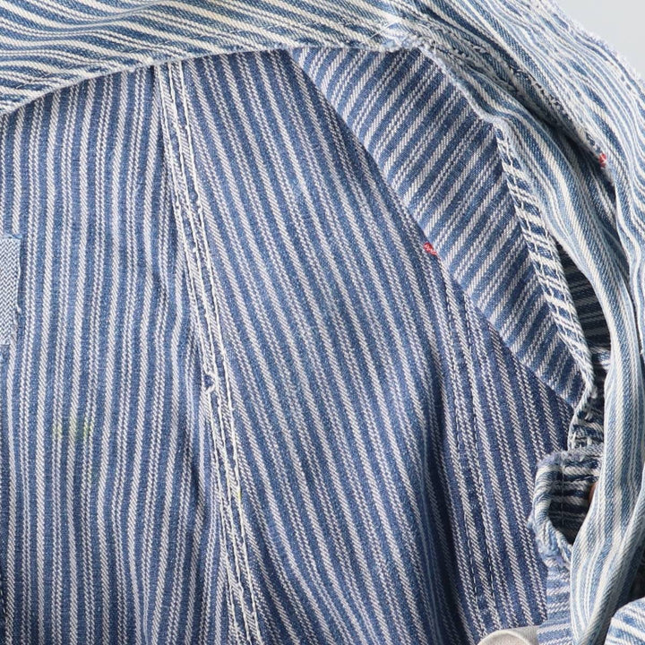 Vintage Penney's Big Mac Hickory Stripe Overalls, Men's Size 37 (Size 37) unclear white type Vintage Second Hand