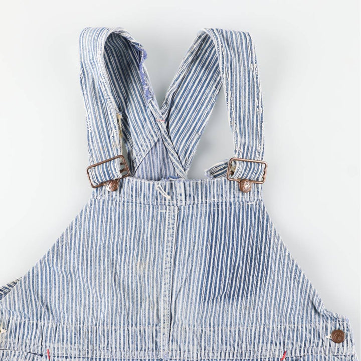 Vintage Penney's Big Mac Hickory Stripe Overalls, Men's Size 37 (Size 37) unclear white type Vintage Second Hand