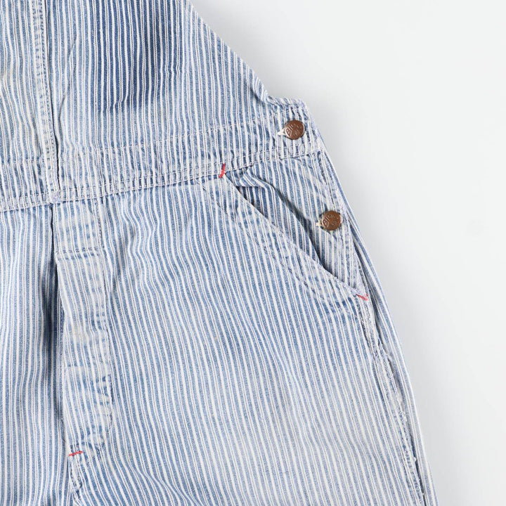 Vintage Penney's Big Mac Hickory Stripe Overalls, Men's Size 37 (Size 37) unclear white type Vintage Second Hand