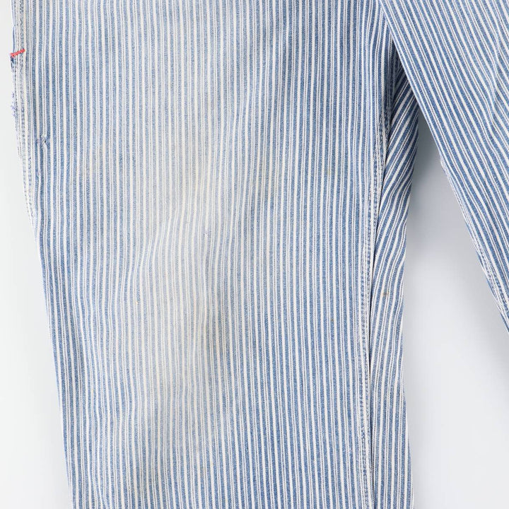 Vintage Penney's Big Mac Hickory Stripe Overalls, Men's Size 37 (Size 37) unclear white type Vintage Second Hand