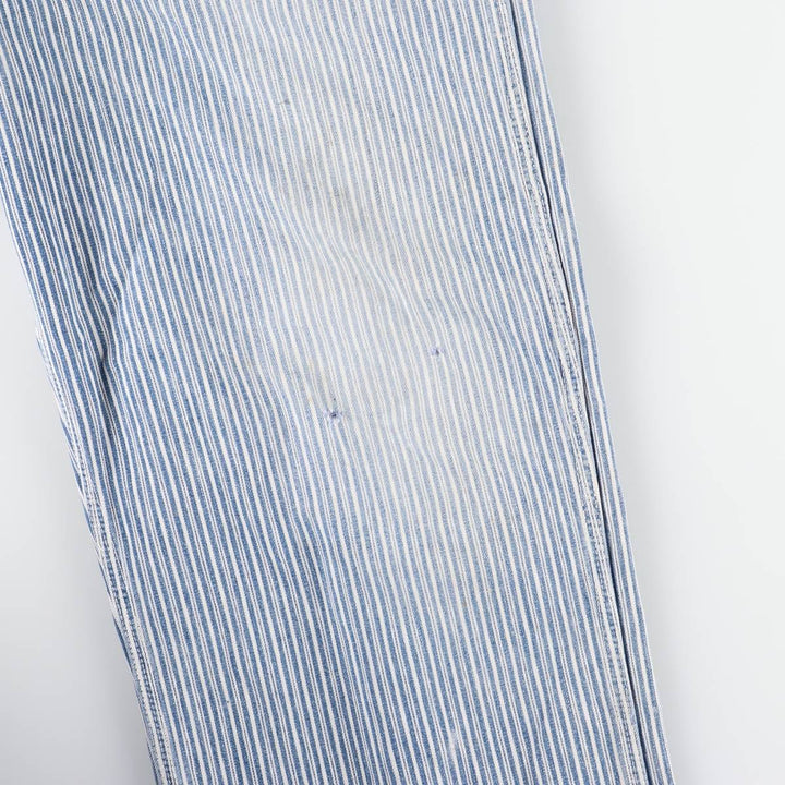 Vintage Penney's Big Mac Hickory Stripe Overalls, Men's Size 37 (Size 37) unclear white type Vintage Second Hand
