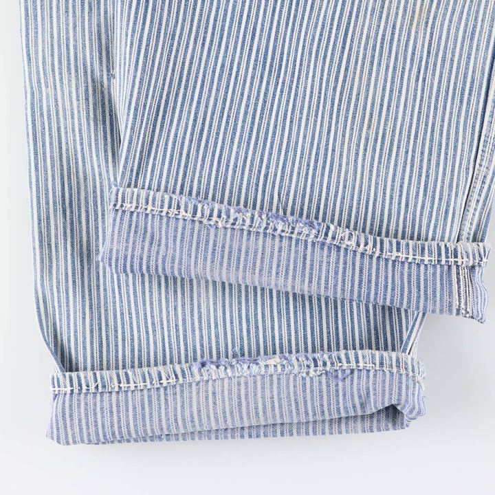 Vintage Penney's Big Mac Hickory Stripe Overalls, Men's Size 37 (Size 37) unclear white type Vintage Second Hand