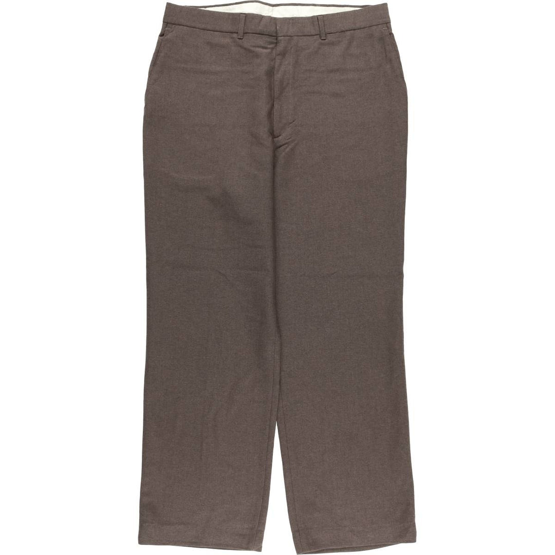1990'S Haggar wide-leg slacks, men's size W36 unclear brown type Vintage Second Hand