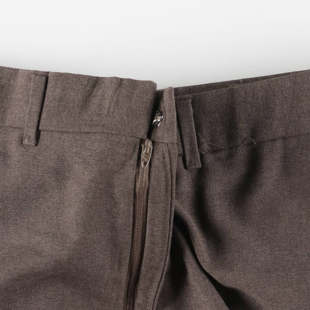 1990'S Haggar wide-leg slacks, men's size W36 unclear brown type Vintage Second Hand