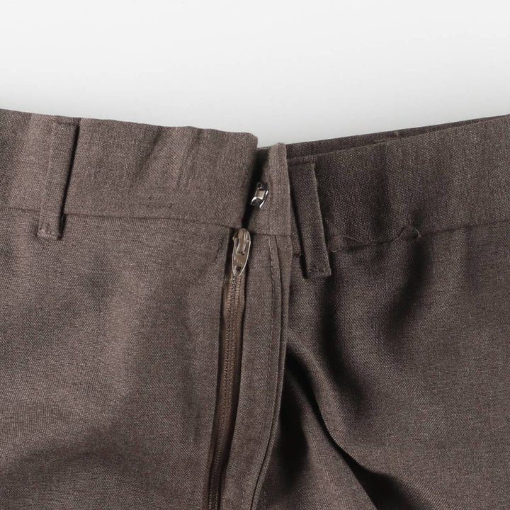 1990'S Haggar wide-leg slacks, men's size W36 unclear brown type Vintage Second Hand
