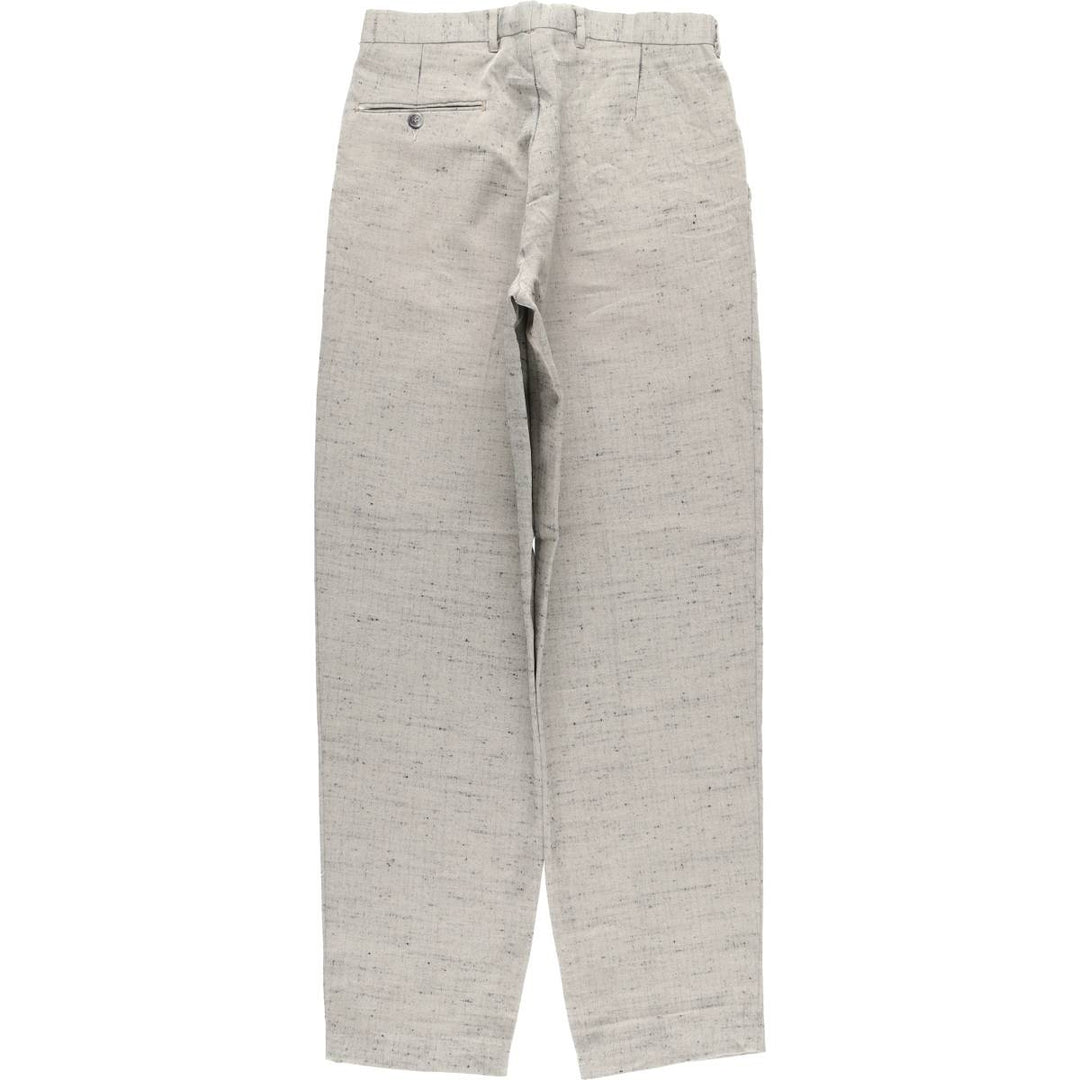 90'S CITY STREETS Two-pleat Wide Leg Pants, Men's Size W30 unclear gray type Vintage Second Hand