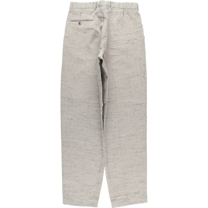 90'S CITY STREETS Two-pleat Wide Leg Pants, Men's Size W30 unclear gray type Vintage Second Hand