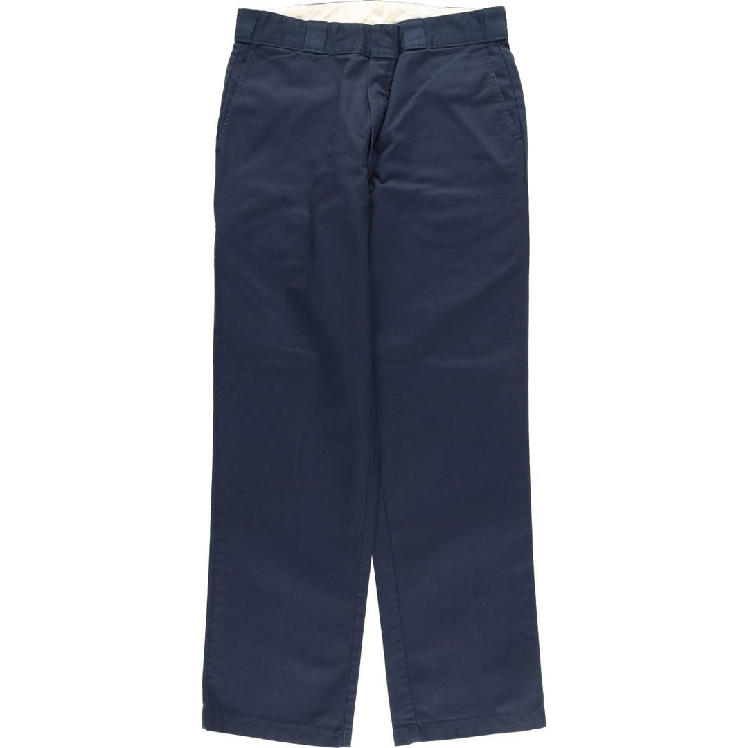 Dickies Work Pants Men's W34 unclear navy blue type Vintage Second Hand