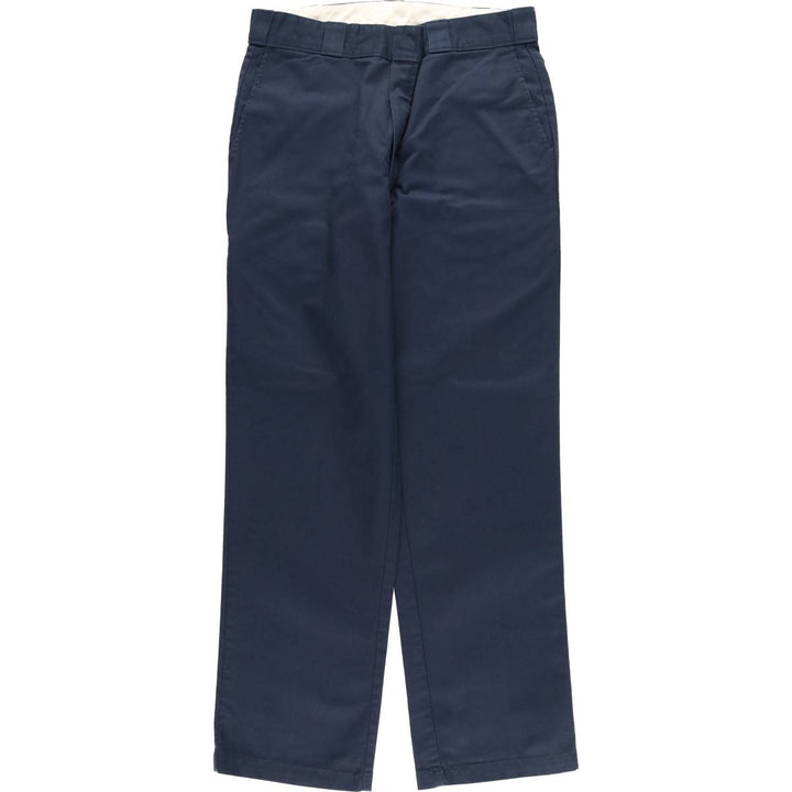 Dickies Work Pants Men's W34 unclear navy blue type Vintage Second Hand