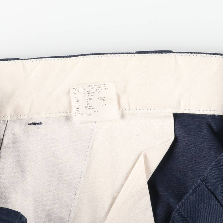 Dickies Work Pants Men's W34 unclear navy blue type Vintage Second Hand