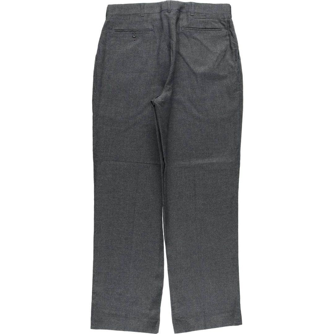 Haggar 2-pleat slacks pants made in the USA, men's size w34 unclear gray type Vintage Second Hand
