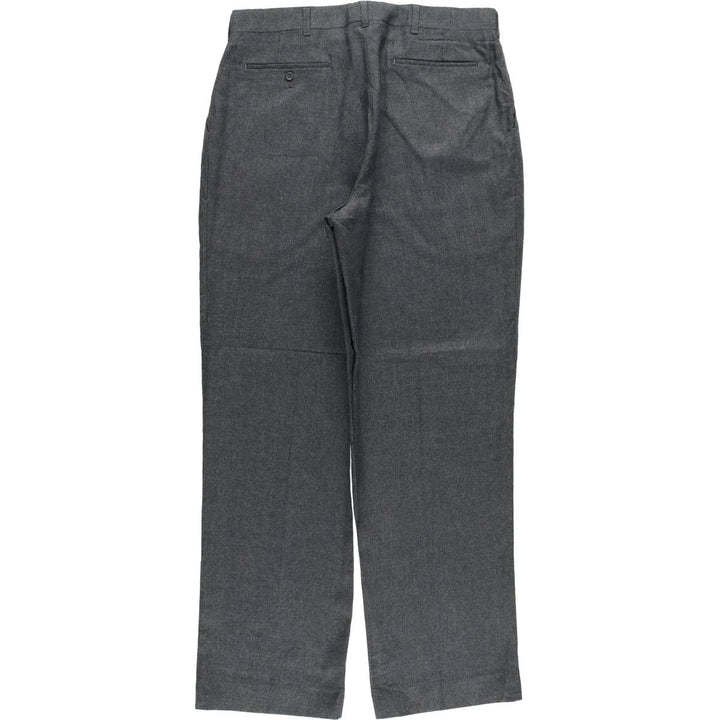 Haggar 2-pleat slacks pants made in the USA, men's size w34 unclear gray type Vintage Second Hand