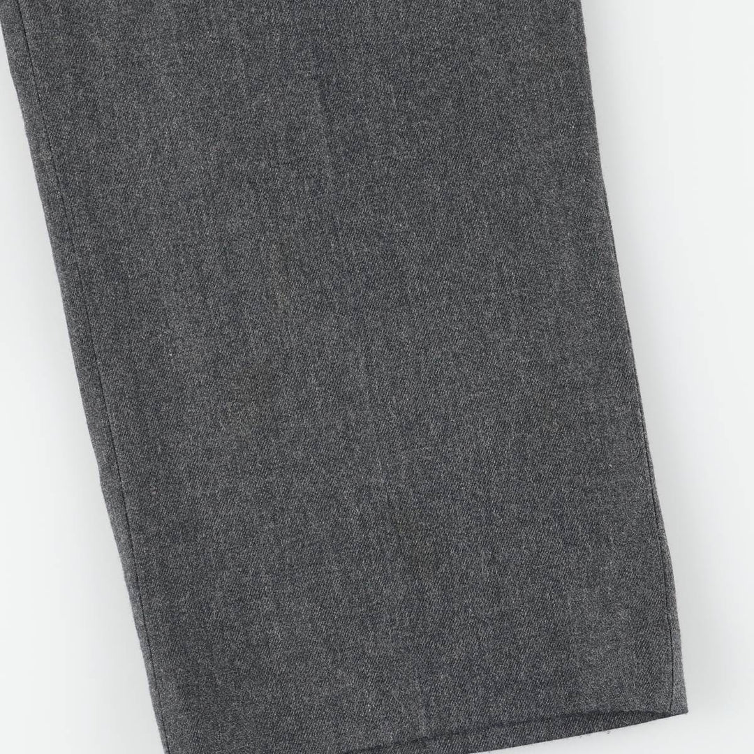 Haggar 2-pleat slacks pants made in the USA, men's size w34 unclear gray type Vintage Second Hand