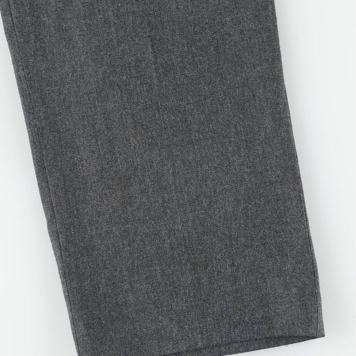 Haggar 2-pleat slacks pants made in the USA, men's size w34 unclear gray type Vintage Second Hand