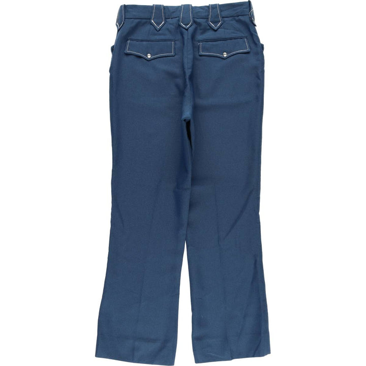 NIVER Men's Vintage Western Slacks, Size W31 unclear navy blue type Vintage Second Hand