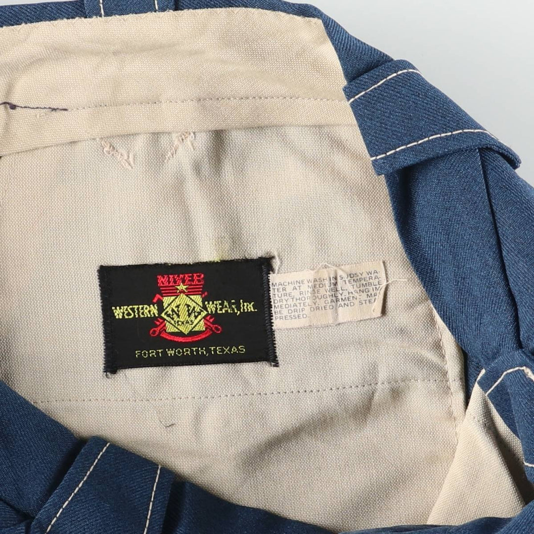 NIVER Men's Vintage Western Slacks, Size W31 unclear navy blue type Vintage Second Hand