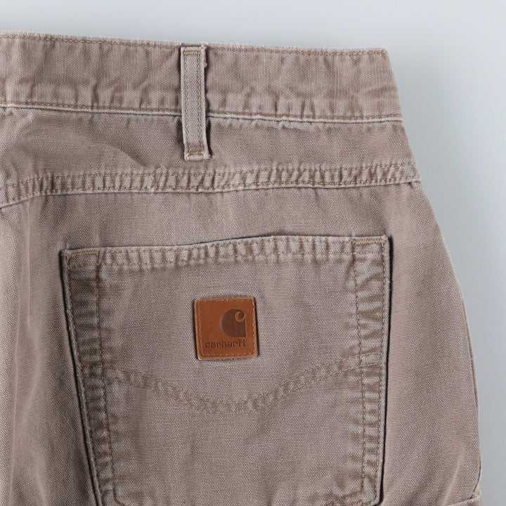 Carhartt Loose Fit Duck Painter Pants, Men's, W34 equivalent cotton Khaki type Vintage Second Hand