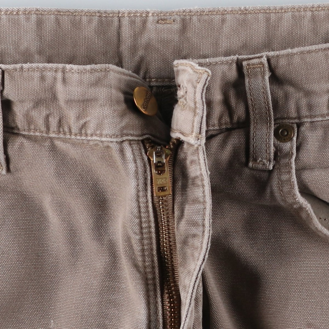 Carhartt Loose Fit Duck Painter Pants, Men's, W34 equivalent cotton Khaki type Vintage Second Hand