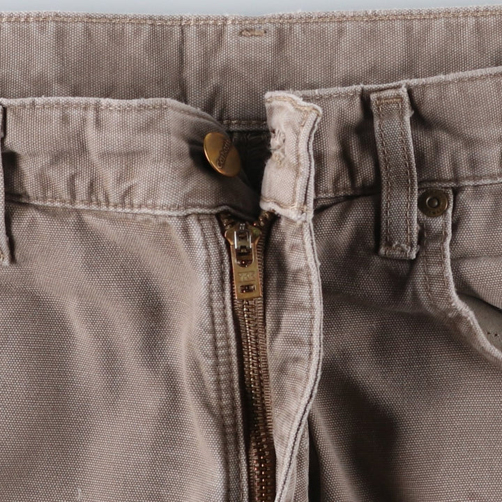 Carhartt Loose Fit Duck Painter Pants, Men's, W34 equivalent cotton Khaki type Vintage Second Hand