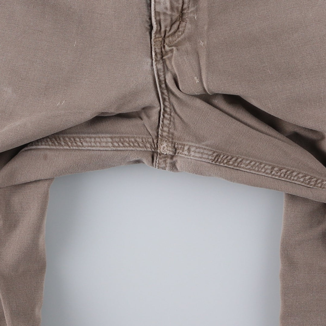 Carhartt Loose Fit Duck Painter Pants, Men's, W34 equivalent cotton Khaki type Vintage Second Hand