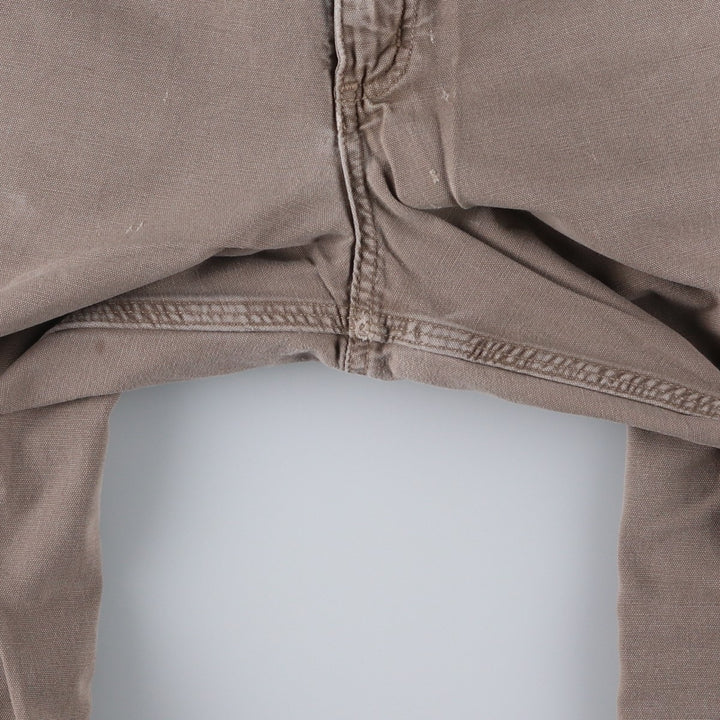 Carhartt Loose Fit Duck Painter Pants, Men's, W34 equivalent cotton Khaki type Vintage Second Hand