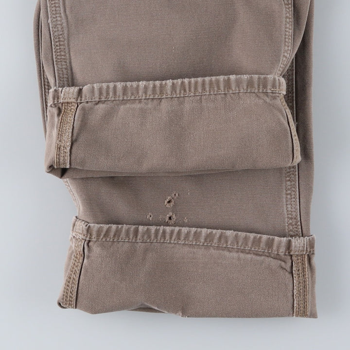 Carhartt Loose Fit Duck Painter Pants, Men's, W34 equivalent cotton Khaki type Vintage Second Hand
