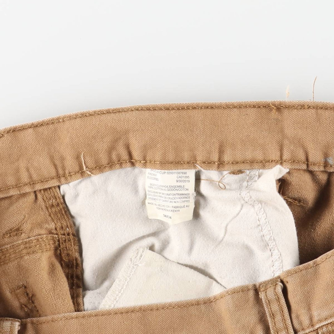 Dickies Painted Duck Painter Pants, Men's, Size W35 cotton beige type brown Vintage Second Hand