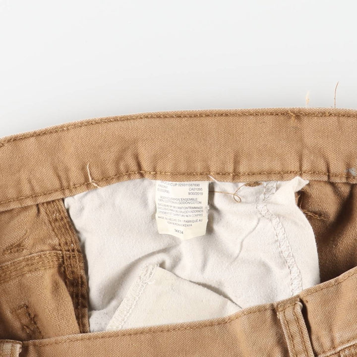 Dickies Painted Duck Painter Pants, Men's, Size W35 cotton beige type brown Vintage Second Hand