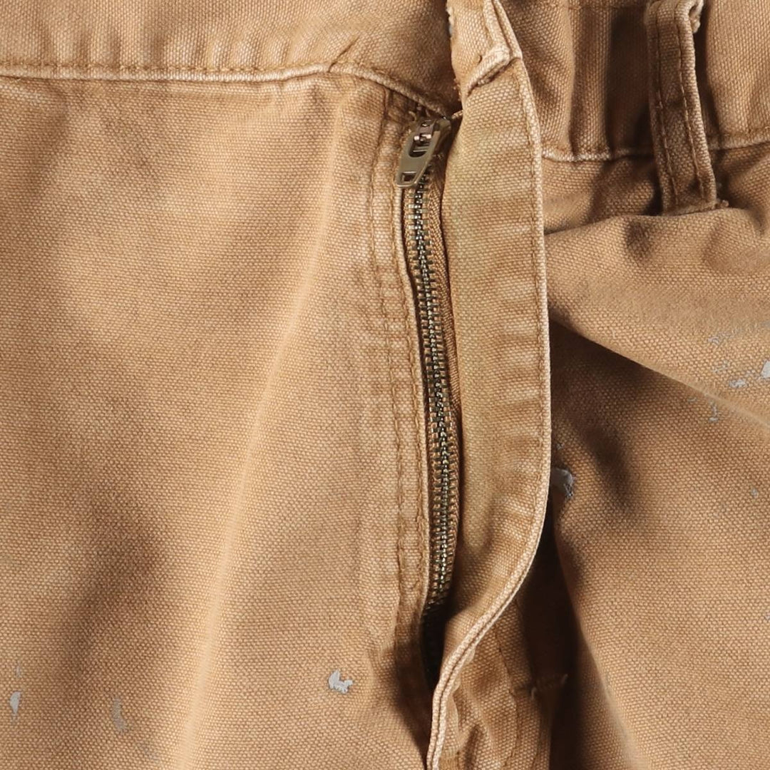 Dickies Painted Duck Painter Pants, Men's, Size W35 cotton beige type brown Vintage Second Hand