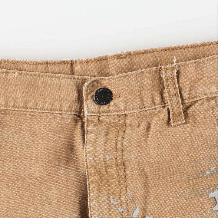 Dickies Painted Duck Painter Pants, Men's, Size W35 cotton beige type brown Vintage Second Hand