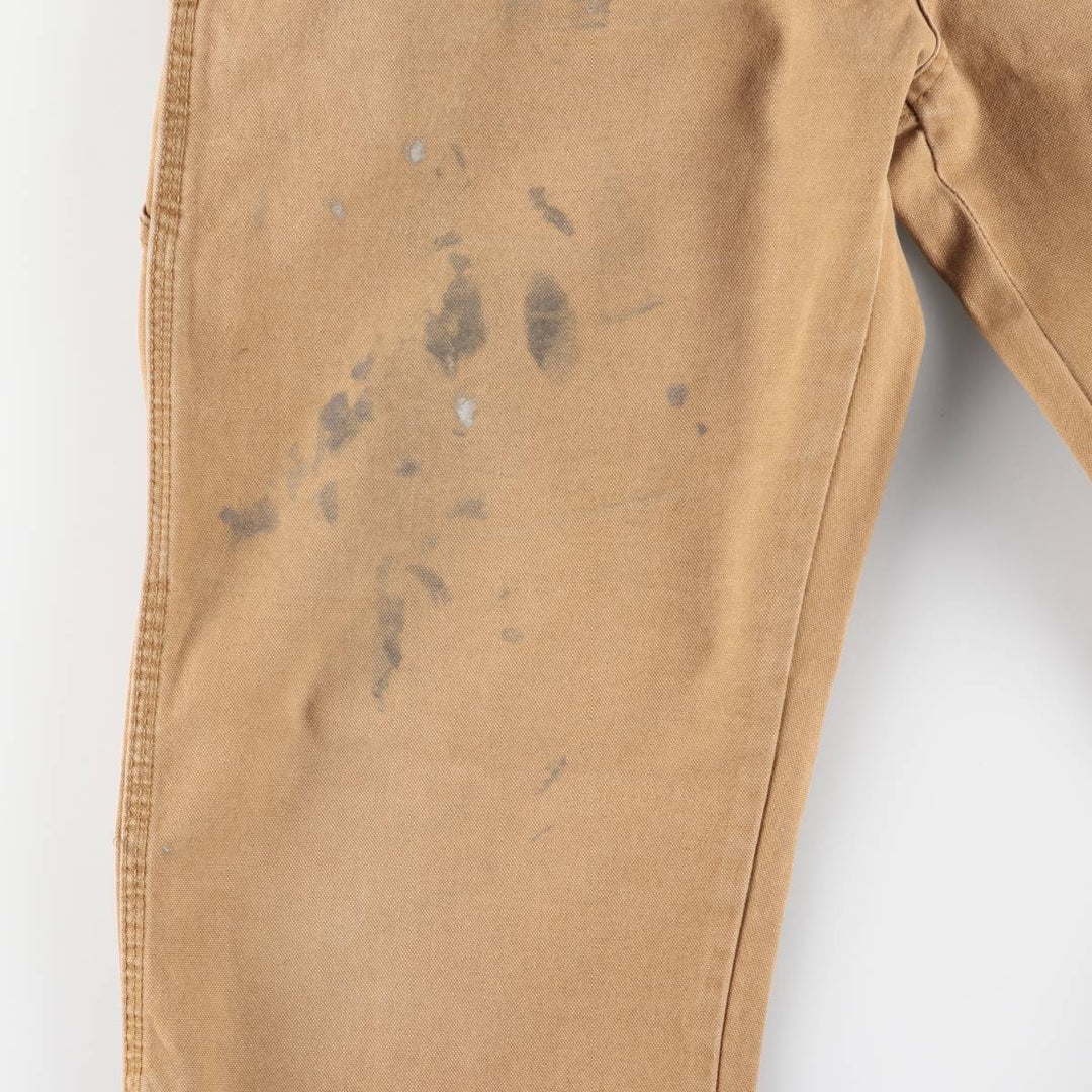 Dickies Painted Duck Painter Pants, Men's, Size W35 cotton beige type brown Vintage Second Hand