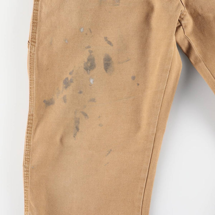 Dickies Painted Duck Painter Pants, Men's, Size W35 cotton beige type brown Vintage Second Hand