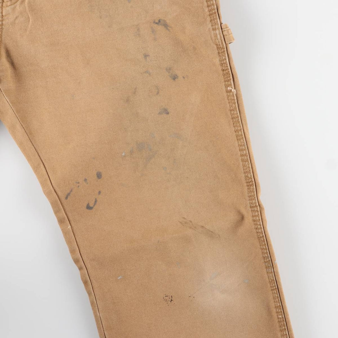 Dickies Painted Duck Painter Pants, Men's, Size W35 cotton beige type brown Vintage Second Hand