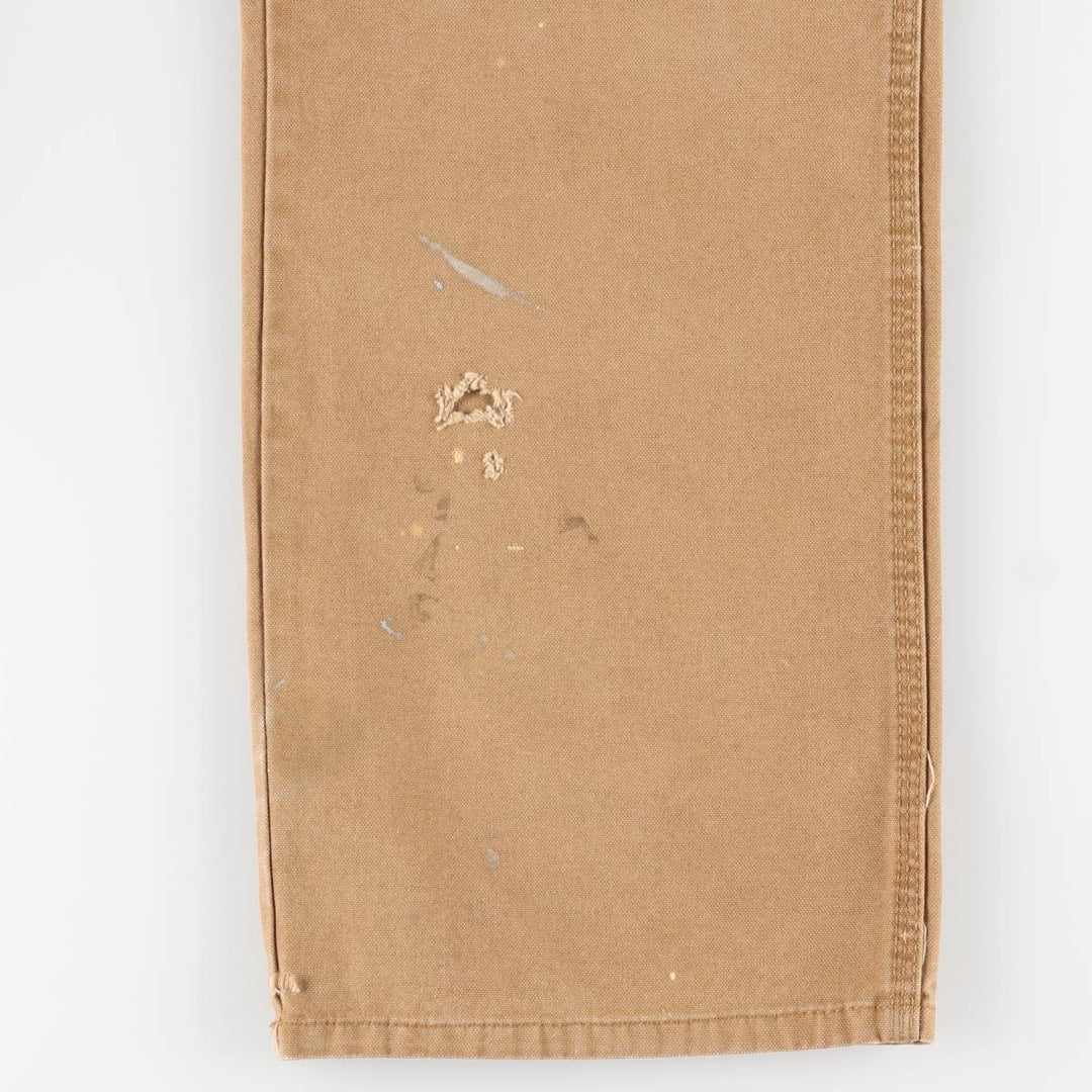 Dickies Painted Duck Painter Pants, Men's, Size W35 cotton beige type brown Vintage Second Hand