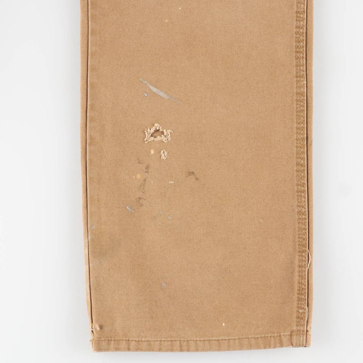 Dickies Painted Duck Painter Pants, Men's, Size W35 cotton beige type brown Vintage Second Hand