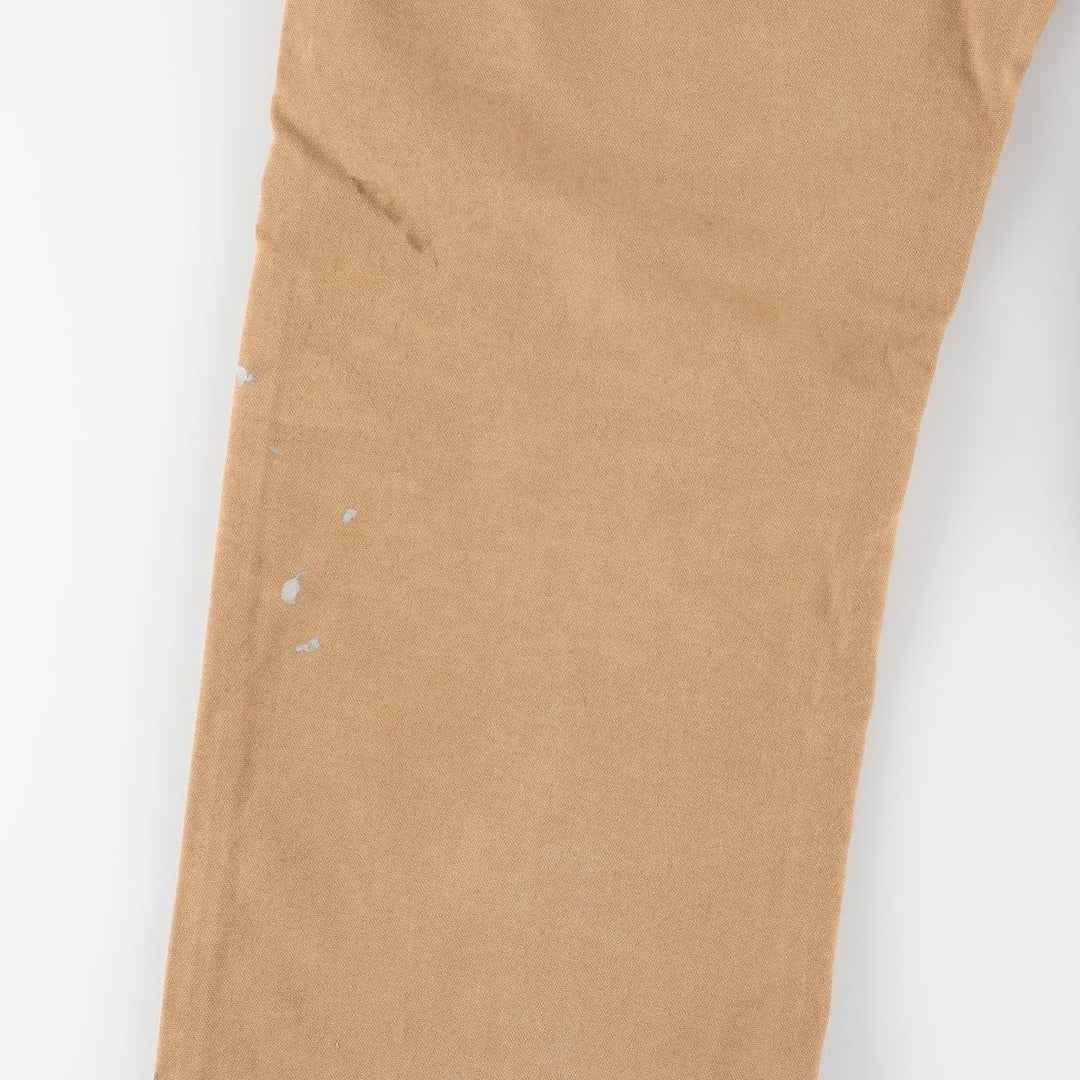 Dickies Painted Duck Painter Pants, Men's, Size W35 cotton beige type brown Vintage Second Hand