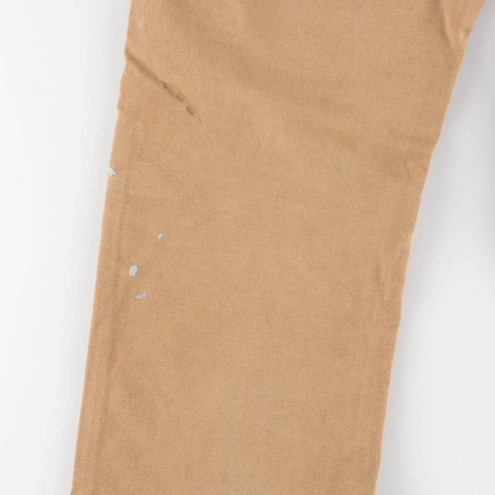 Dickies Painted Duck Painter Pants, Men's, Size W35 cotton beige type brown Vintage Second Hand