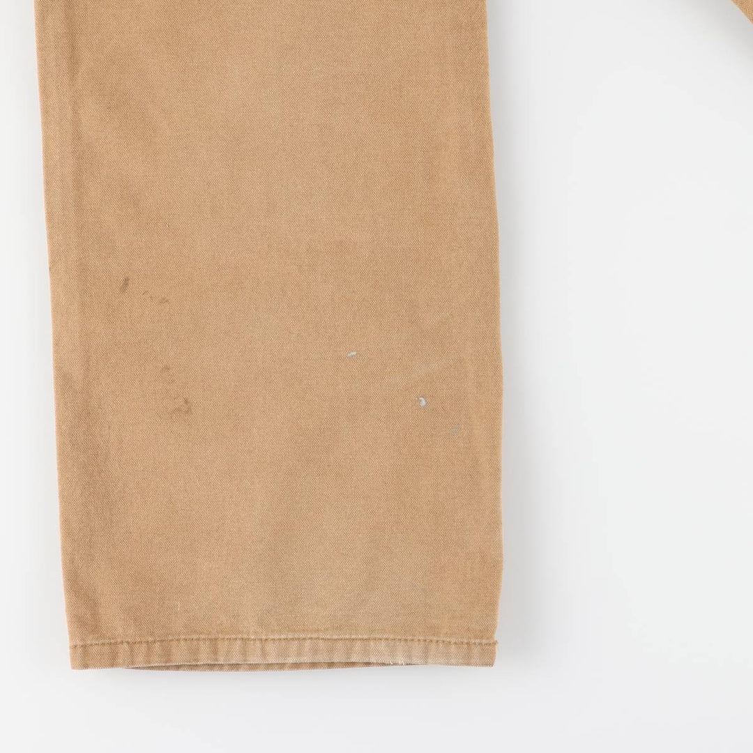 Dickies Painted Duck Painter Pants, Men's, Size W35 cotton beige type brown Vintage Second Hand