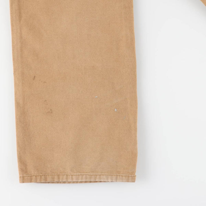 Dickies Painted Duck Painter Pants, Men's, Size W35 cotton beige type brown Vintage Second Hand