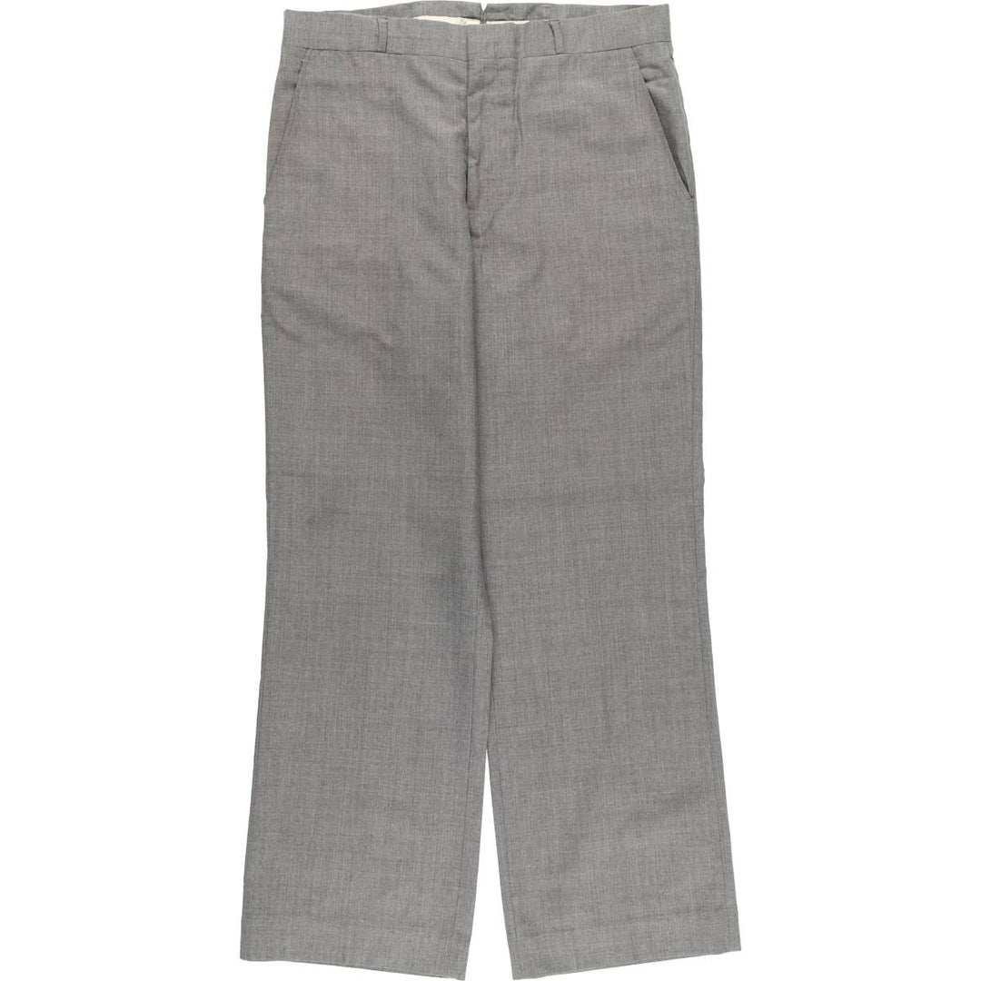 1990'S Vintage LL Bean Men's Slacks, Size W33 unclear gray type Vintage Second Hand