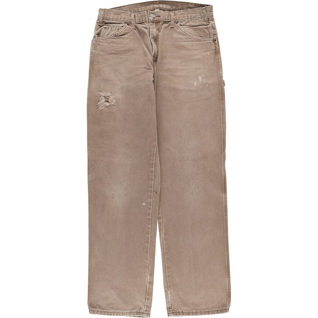 Dickies Duck Painter Pants Men's W33 equivalent cotton brown type Vintage Second Hand