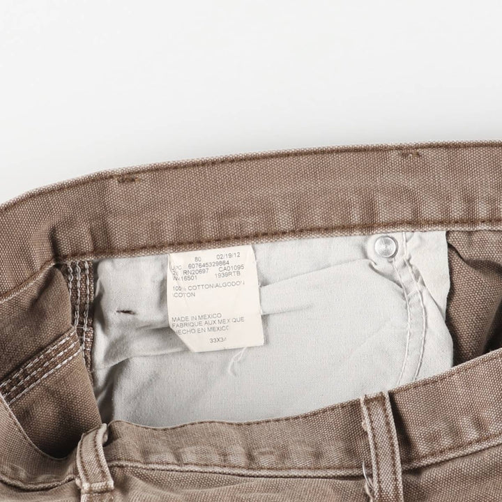 Dickies Duck Painter Pants Men's W33 equivalent cotton brown type Vintage Second Hand
