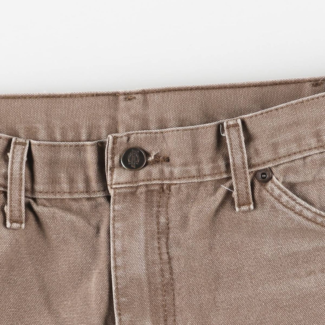 Dickies Duck Painter Pants Men's W33 equivalent cotton brown type Vintage Second Hand