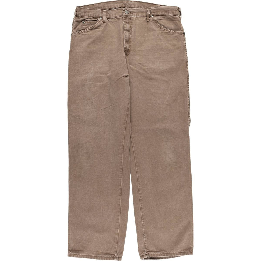 Dickies Duck Work Pants Men's W37 cotton brown type Vintage Second Hand