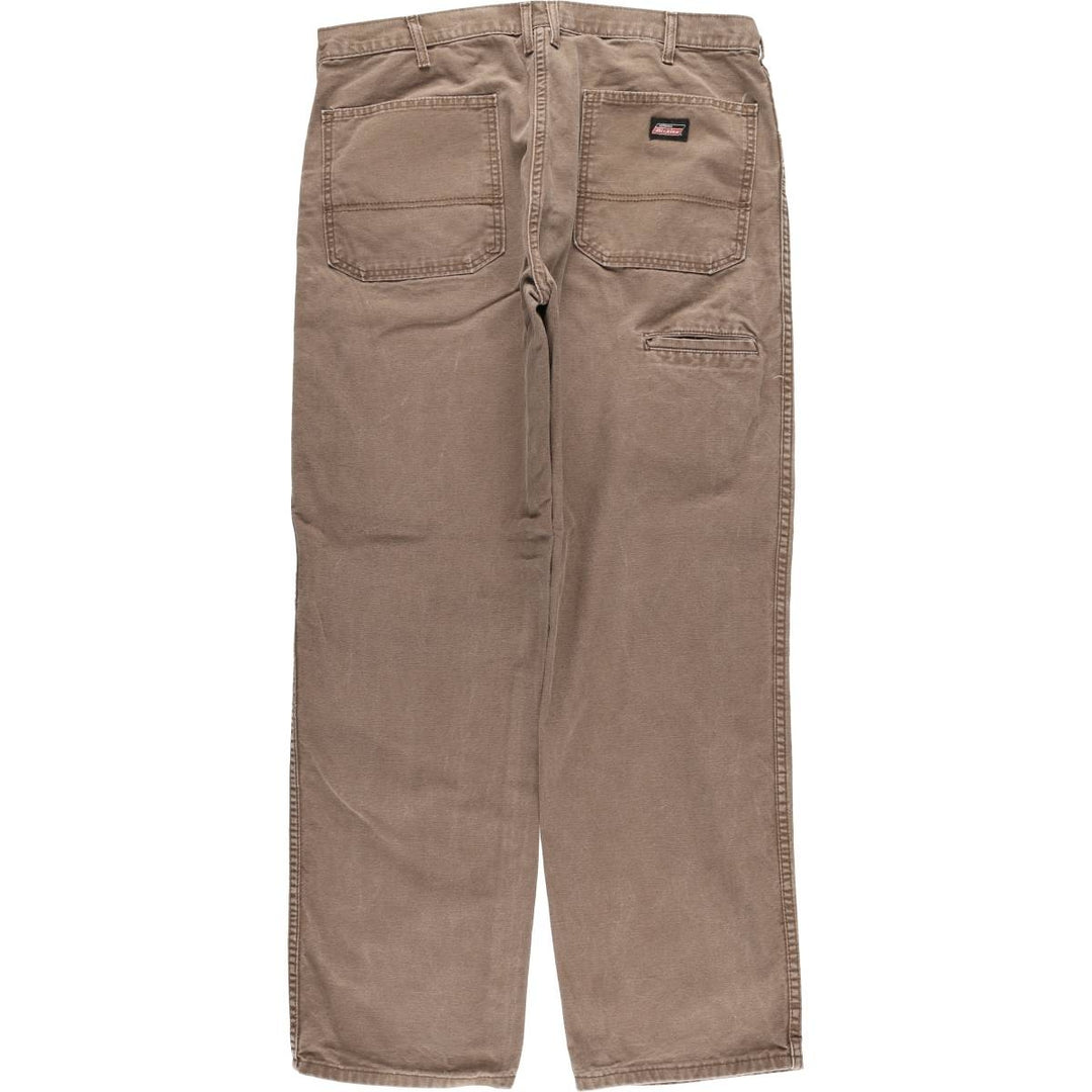 Dickies Duck Work Pants Men's W37 cotton brown type Vintage Second Hand