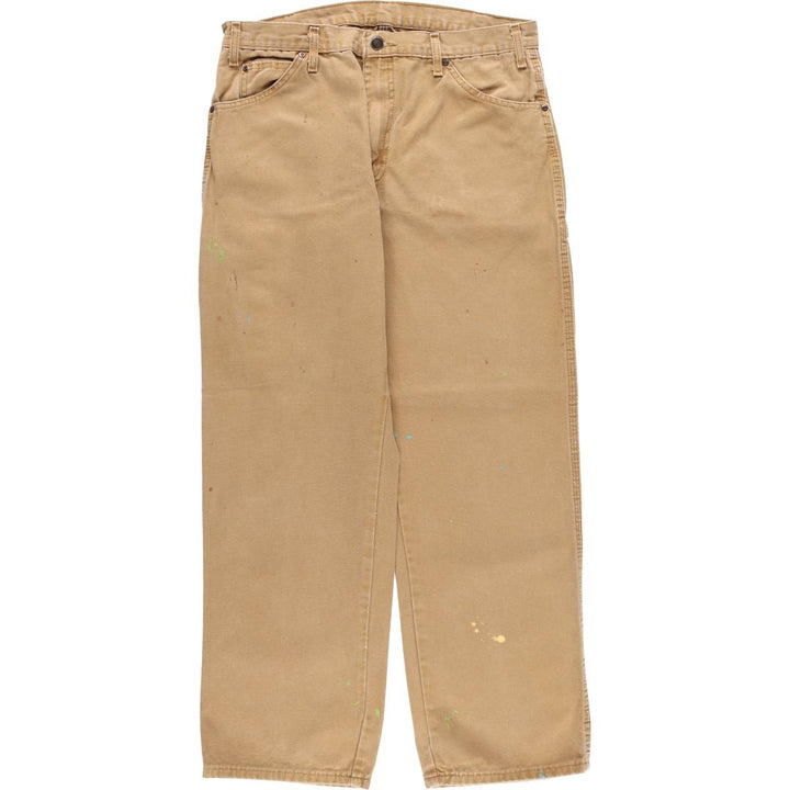 Dickies Duck Painter Pants Men's W34 equivalent cotton brown type Vintage Second Hand