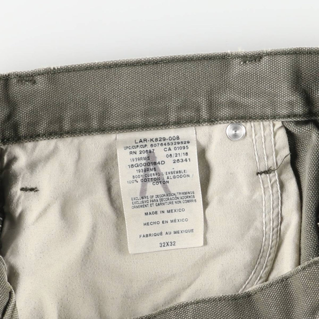 Dickies Duck Painter Pants Men's W32 equivalent cotton Khaki type sage green Vintage Second Hand